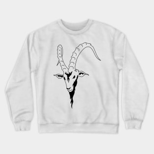 cool goat head Crewneck Sweatshirt